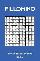 Fillomino 200 R�tsel mit L�sung Band 4: Puzzle R�tsel Heft, 10x10, 2 R�tsel pro Seite