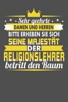 Sehr Geehrte Damen Und Herren Bitte Erheben Sie Sich Seine Majest�t Der Religionslehrer Betritt Den Raum: Wochenplaner - ohne festes Datum f�r ein gan