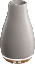 Diffuseur Ellia Blossom - Humidificateur - Vaporisateur - Aromathérapie - Diffuseur d'arômes - Céramique aspect bois