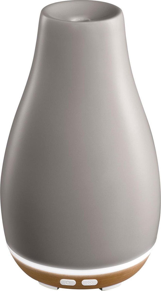 Goedkoopste HoMedics Ellia Blossom Diffuser - Luchtbevochtiger – Verdamper – Aromatherapie - Geurverspreider - Keramiek met houtlook