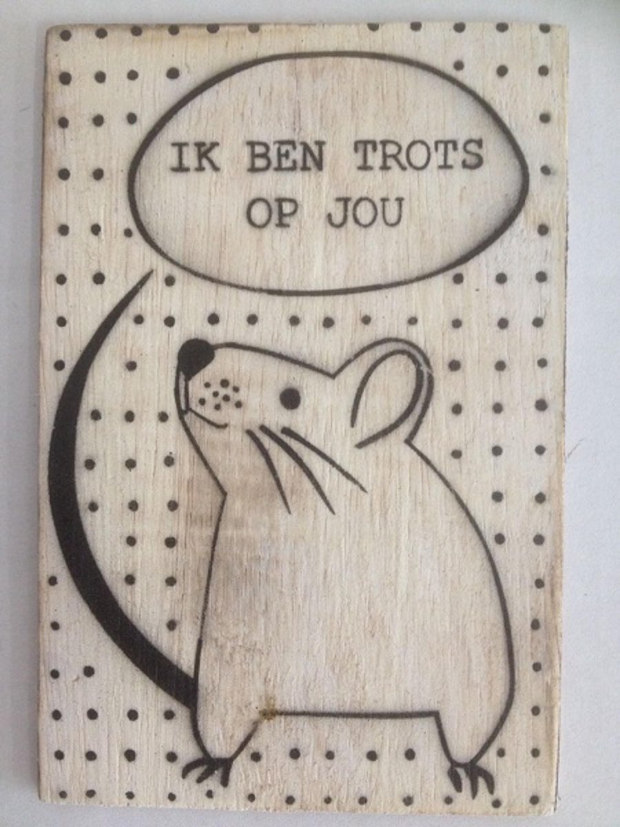 Postkaart Trots op jou