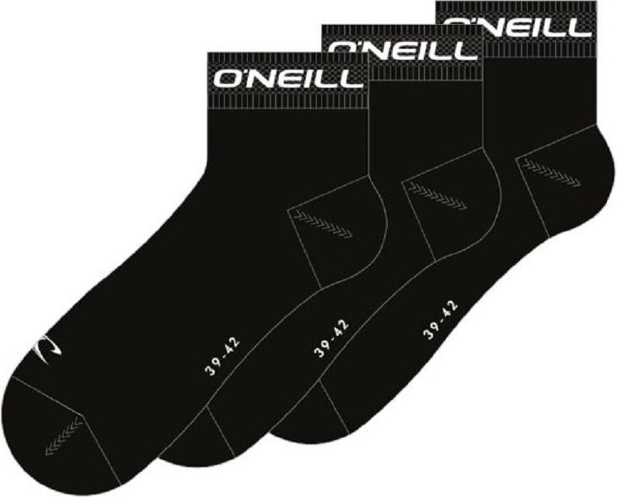 O’Neill Quarter Sokken Sokken Unisex Zwart