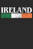 Notebook: Ireland Gift Dot Grid 6x9 120 Pages