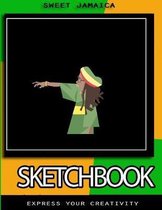 Sweet Jamaica Sketchbook: Express Your Creativity (8.5 x 11, 109 sketch pages)