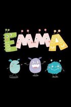 Emma: Notebook (Journal, Diary) for girls named Emma - 120 lined pages to write in