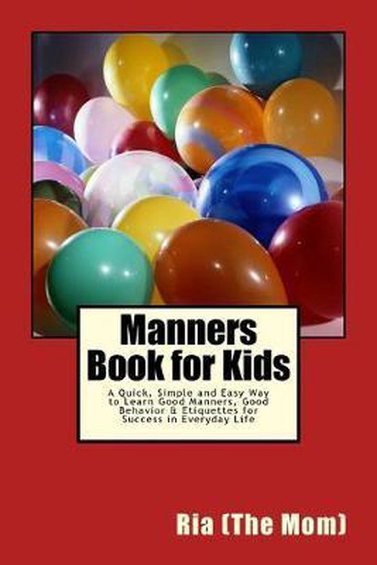 Manners Book for Kids - cover