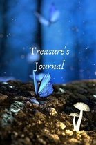 Treasure's Journal: Personalized Lined Journal for Treasure Diary Notebook 100 Pages, 6'' x 9'' (15.24 x 22.86 cm), Durable Soft Cover