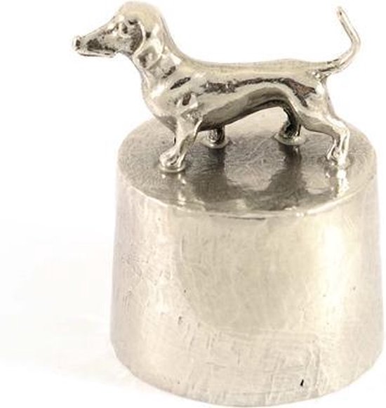 Teckel gladharig met asbestemming - Honden Asbeeld Dieren Urn Voor Uw Geliefde Hond