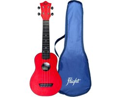 Flight Sopraan Ukelele - Travel Series - Rood - TUS35RD