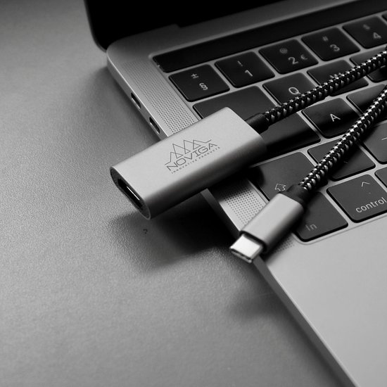 Eenvoud Sortie ras USB c HDMI kabel van NOVIGA - Sluit een 4K scherm aan via Type-C USB |  bol.com