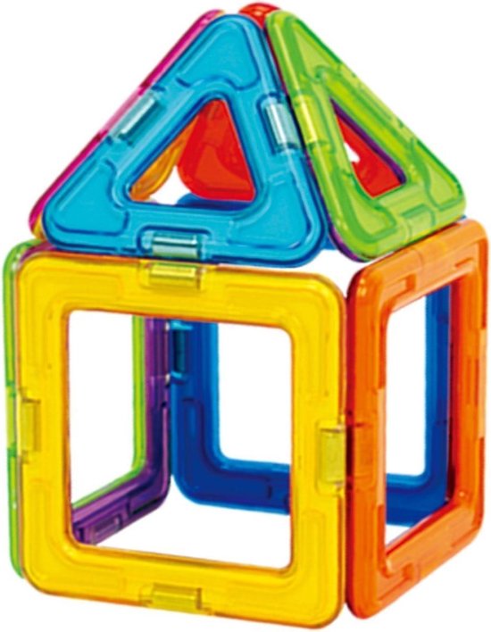 Magformers Basic Set- bouwset 14 stuks- magnetisch speelgoed- speelgoed 3,4,5,6,7 jaar jongens en meisjes– Montessori speelgoed- educatief speelgoed- constructie speelgoed