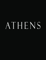 Athens: Black and White Decorative Book to Stack Together on Coffee Tables, Bookshelves and Interior Design - Add Bookish Char