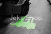Heftruckpictogram voor vloermarkering, anti-slip Rood  x  x