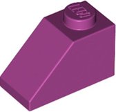 LEGO 3040 Dakpan 2x1 Magenta (100 stuks)