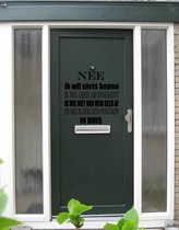 Muursticker4sale Deursticker geen pokémon in huis