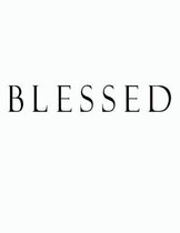 Blessed: Black and White Decorative Book to Stack Together on Coffee Tables, Bookshelves and Interior Design - Add Bookish Char