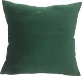 Kussenhoes 45x45 | Groen| Fluweel - Polyester