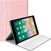 Bluetooth Toetsenbord voor Apple iPad 10.2 (2019/2020/2021) Toetsenbord & Hoes - QWERTY Keyboard case - Auto/Wake functie - Rosé-Goud