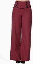 Dancing Days Wijde broek -2XL- SWEPT OFF HER FEET Rood