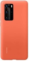 Huawei Silicon Protective Case voor de Huawei P40 Pro - Oranje