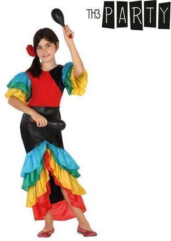 LOLANTA Meisjes pailletten franje danskostuum kinderen Salsa Rumba