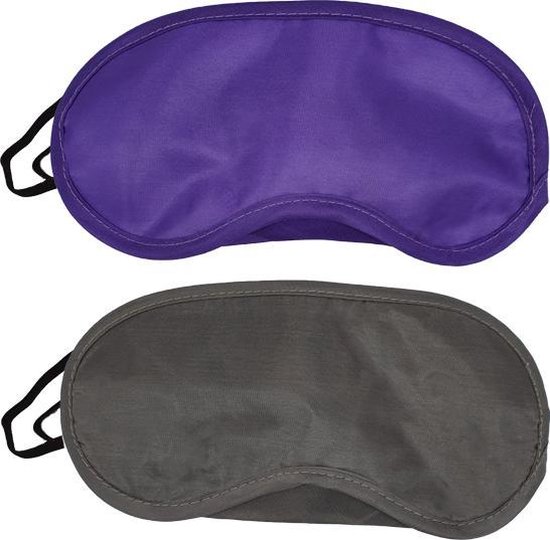 Slaapmasker, 2 stuks 100% echte natuurlijke pure zijden Slaapmasker, 2 stuks 100% echte natuurlijke pure zijden