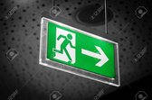 VT-520 2W SURFACE HANGING EMERGENCY EXIT LIGHT COLORCODE:6000K