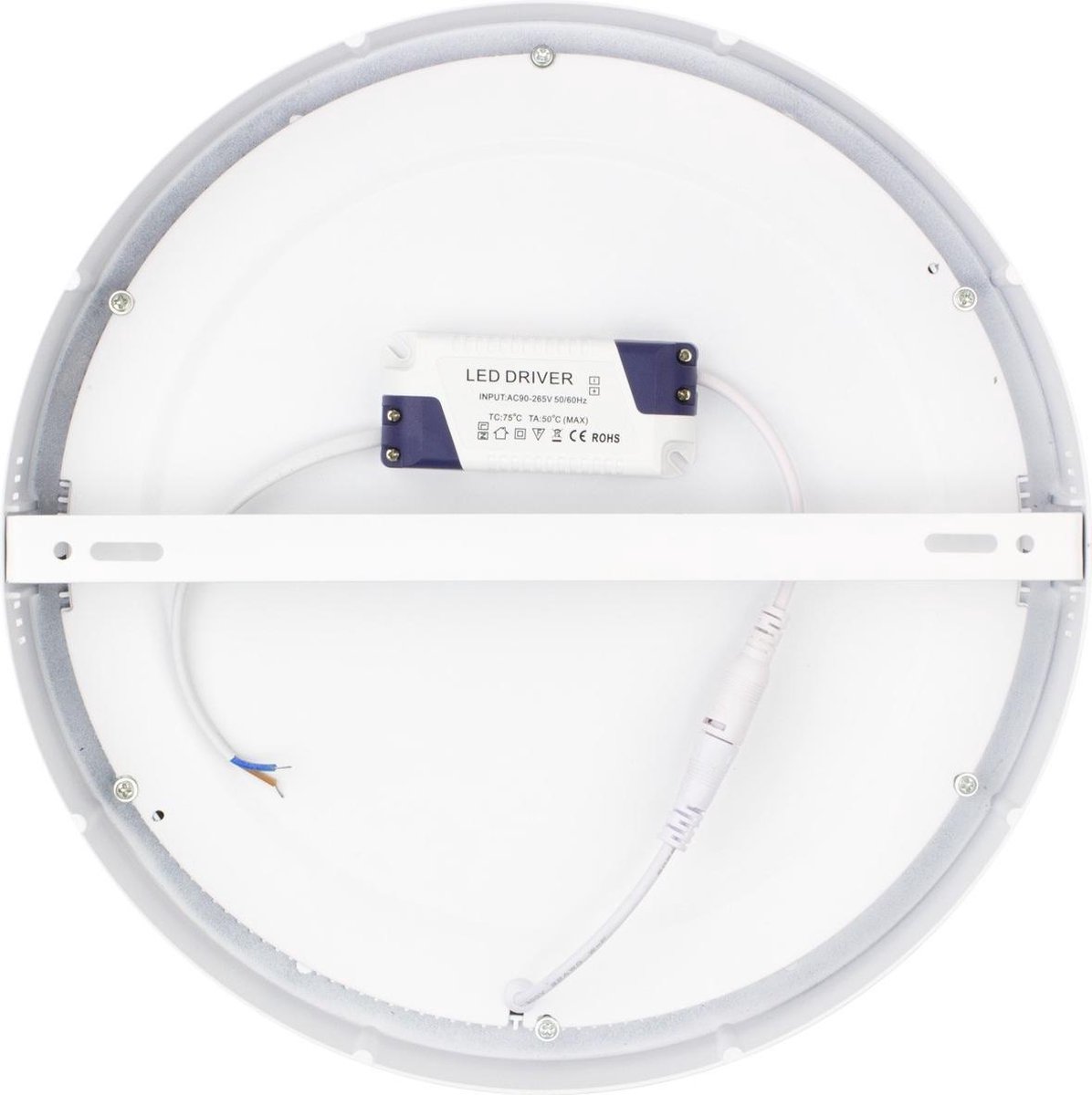 Pack 3 stuks LED panelen 18W Opbouw 6500 Kelvin (wit) rond