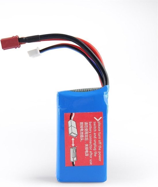 Lipo Accu 7,4V 1500 mAh voor RC Voertuig - Batterij voor Wltoys - Wltoys  Accessoires -... | bol.com