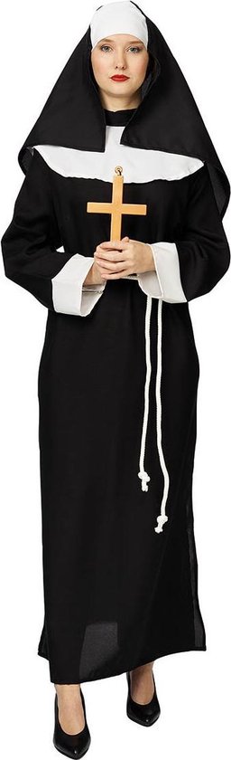 Zuster kostuum - habijt voor non of kloosterzuster maat 46