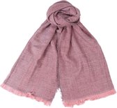 Dielay - Zachte Sjaal Effen - 180x70 cm - Roze