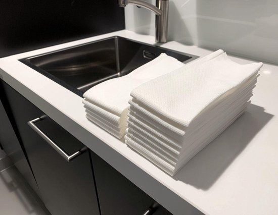 Eco wegwerp handdoeken (200 stuks/doos)