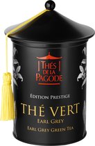 Prestige Thés de la Pagode  - Groene Earl Grey thee -Losse Thee - Biologische thee  (100 gram)