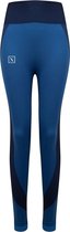 LXURY Tech Dames Sportlegging  Maat S/M - Blauw - Sportkleding - High Waist - Sportbroek - Gymshark