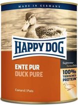 Happy Dog Ente Pur - eendenvlees - 6x800g