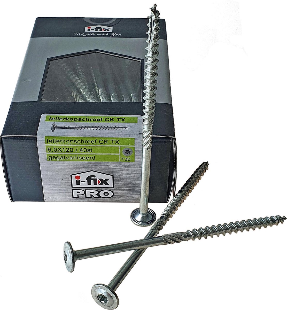 Tellerkopschroef CK torx 6,0x120 per 40