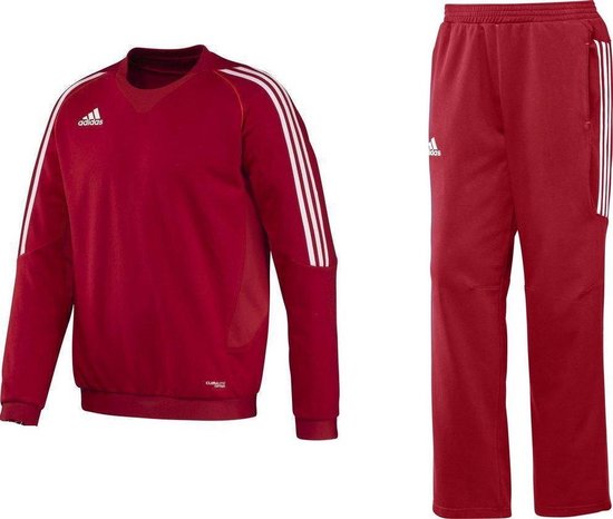 Adidas T12 Sportbroek + Sweater - Heren Rood - Maat M/L | bol.com