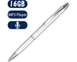 foto van Verborgen Voice Recorder Pen - Oplaadbaar via USB. 16GB Afluisterapparaat