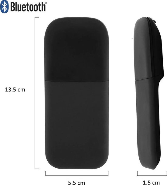 Souris sans fil pliante Bluetooth 4.0, périphérique tactile, pour  ordinateur, silencieuse, ergonomique, fine, laser, pour Microsoft Surface