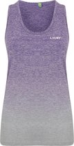 LXURY Fade Hemd Dames Paars Maat L/XL - Sportshirt - Performance - tanktop - Mouwloos Shirt - Sportkleding - Sport Tanktop - Sport Top