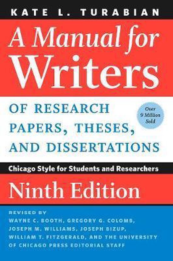 Foto: A manual for writers of research papers theses and dissertations ninth edition chicago style for students and researchers