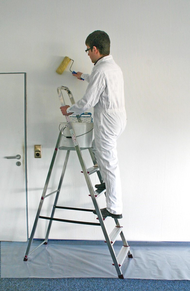 Aluminium Huishoud En Professionele Trapladder 6 Treden – foto 3