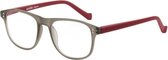 Lookofar Leesbril Le-0196e Pablo Grijs/rood Sterkte +2.50