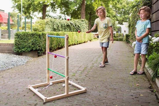 Houten Werp Set | Balspellen | Spellen Voor Buiten | Spellen Voor Binnen En Buiten Spellen Voor Binnen En Buiten Relatiegeschenken
