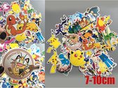 Pokémon Verschillende stickers 60 stuks - Pokemon grote stickers set 7-10cm