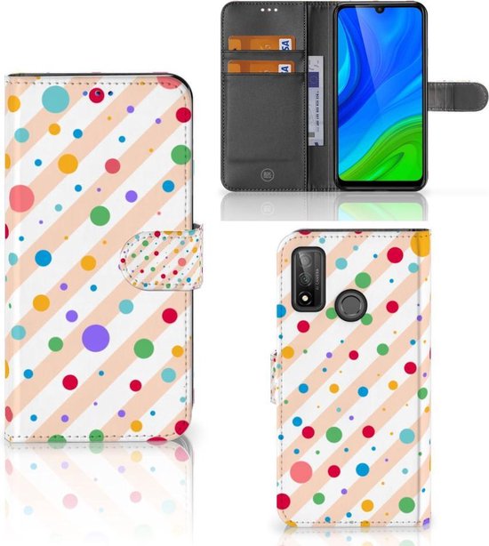 GSM Hoesje Huawei P Smart 2020 Flip Cover Dots | bol.com