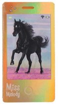 Miss Melody Notitieboek Meisjes 13,8 X 7,1 Cm Papier Goud/zwart