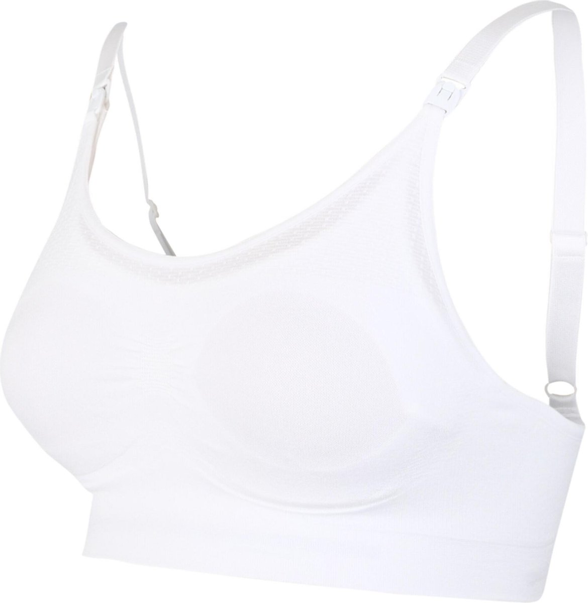 Noppies Comfortabele naadloze voedingsbh - White