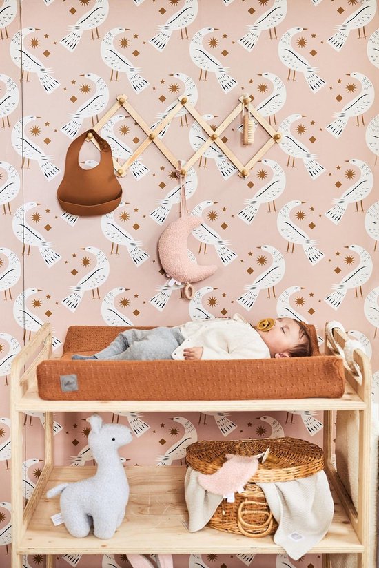 Jollein Baby Deken Ledikant 100x150cm - Basic Knit - Nougat