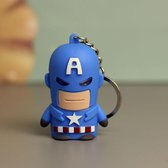 marvel - Captain America figuur 3D sleutelhanger - bekend van de stripboeken - speelgoed - Viros